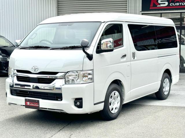 ハイエースワゴン ＧＬ　ファインテックツアラー／即お渡し／未登録新車／パノラミックビューモニター／デジタルインナーミラー／／両側パワースライドドア／プッシュスタート／ハイエースカスタム／パールホワイト（30枚目）