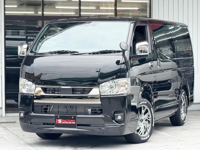 ハイエースバン スーパーＧＬ　ダークプライムＩＩ　未登録新車／コンプリートカー／バッドフェイス／４１５コブラ／フロントスポイラー／ＥＳＳＥＸ／ＥＷ－１７／ヨコハマパラダ／ローダウン／ヴァレンティ／ＬＥＤテールランプ／ハイエースカスタム／パノラミック（2枚目）