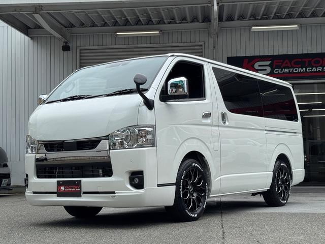 ハイエースバン スーパーＧＬ　ダークプライムＩＩ　未登録新車／コンプリートカー／バッドフェイス／４１５コブラ／フロントスポイラー／ＥＳＳＥＸ／ＥＷ－１７／ヨコハマパラダ／ローダウン／ヴァレンティ／ＬＥＤテールランプ／ハイエースカスタム／パノラミック（27枚目）