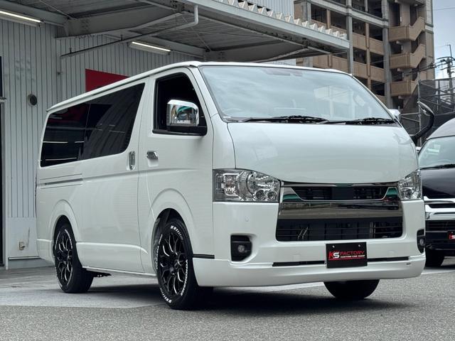 ハイエースバン スーパーＧＬ　ダークプライムＩＩ　未登録新車／コンプリートカー／バッドフェイス／４１５コブラ／フロントスポイラー／ＥＳＳＥＸ／ＥＷ－１７／ヨコハマパラダ／ローダウン／ヴァレンティ／ＬＥＤテールランプ／ハイエースカスタム／パノラミック（28枚目）