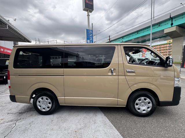 ハイエースバン スーパーＧＬ　未登録新車／アースカラーパッケージ／ベージュ／全方位カメラ／両側パワースライドドア／デジタルインナーミラー／クリアランスソナー／バックカメラ／衝突軽減ブレーキ／１００Ｖコンセント（7枚目）