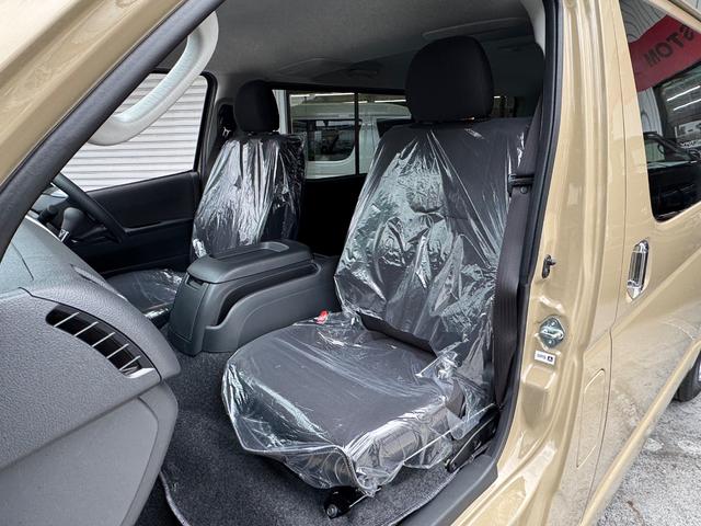 ハイエースバン スーパーＧＬ　未登録新車／アースカラーパッケージ／ベージュ／全方位カメラ／両側パワースライドドア／デジタルインナーミラー／クリアランスソナー／バックカメラ／衝突軽減ブレーキ／１００Ｖコンセント（16枚目）