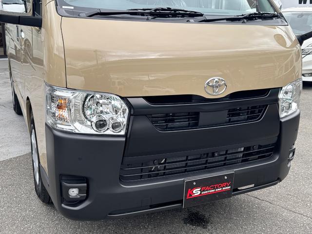 ハイエースバン スーパーＧＬ　未登録新車／アースカラーパッケージ／ベージュ／全方位カメラ／両側パワースライドドア／デジタルインナーミラー／クリアランスソナー／バックカメラ／衝突軽減ブレーキ／１００Ｖコンセント（19枚目）