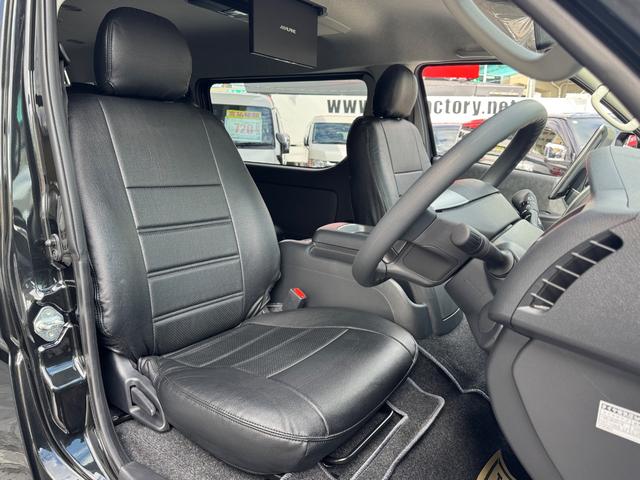 ハイエースワゴン ＧＬ　未登録新車／ＫＳ－ＳＡＬＯＯＮ２／３人掛ベンチシート／フルフラット／対座シート／ＡＬＰＩＮＥ１１インチＢＩＧＸナビ／１２．８インチフリップダウンモニター／ＥＴＣ／ナイトロパワー１７ＡＷ／ローダウン（5枚目）