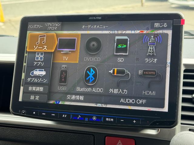 ハイエースワゴン ＧＬ　未登録新車／ＫＳ－ＳＡＬＯＯＮ２／３人掛ベンチシート／フルフラット／対座シート／ＡＬＰＩＮＥ１１インチＢＩＧＸナビ／１２．８インチフリップダウンモニター／ＥＴＣ／ナイトロパワー１７ＡＷ／ローダウン（38枚目）