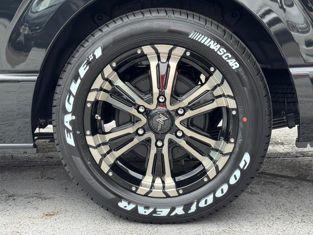 ハイエースワゴン ＧＬ　未登録新車／ＫＳ－ＳＡＬＯＯＮ２／３人掛ベンチシート／フルフラット／対座シート／ＡＬＰＩＮＥ１１インチＢＩＧＸナビ／１２．８インチフリップダウンモニター／ＥＴＣ／ナイトロパワー１７ＡＷ／ローダウン（49枚目）