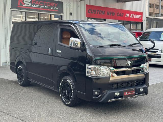 ハイエースバン スーパーGL ディーゼル/ワンオーナー/寒冷地仕様/ALPINE11インチBIXナビ/12.8インチ/ベッドキット/TRD/フロントスポイラー/16インチAW/キャメルカラー/シートカバー/キャンピングカー仕様(43枚目)