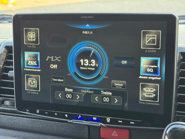 ハイエースバン スーパーＧＬ　ダークプライムＩＩ　ＡＬＰＩＮＥ　ＢＩＧＸ／ワンオーナー／ベッドキット／ＢＲＩＤＥシート／デジタルインナーミラー／ドラレコ／天井スピーカー／後席モニター／社外リアバンパー／デイトナ／車中泊仕様／中古ハイエースカスタム（21枚目）