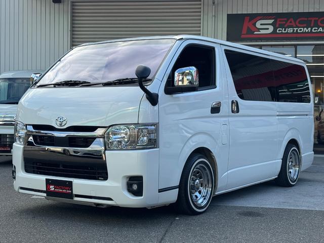 ハイエースバン スーパーＧＬ　ダークプライムＩＩ　ＡＬＰＩＮＥ　ＢＩＧＸ／ワンオーナー／ベッドキット／ＢＲＩＤＥシート／デジタルインナーミラー／ドラレコ／天井スピーカー／後席モニター／社外リアバンパー／デイトナ／車中泊仕様／中古ハイエースカスタム（44枚目）