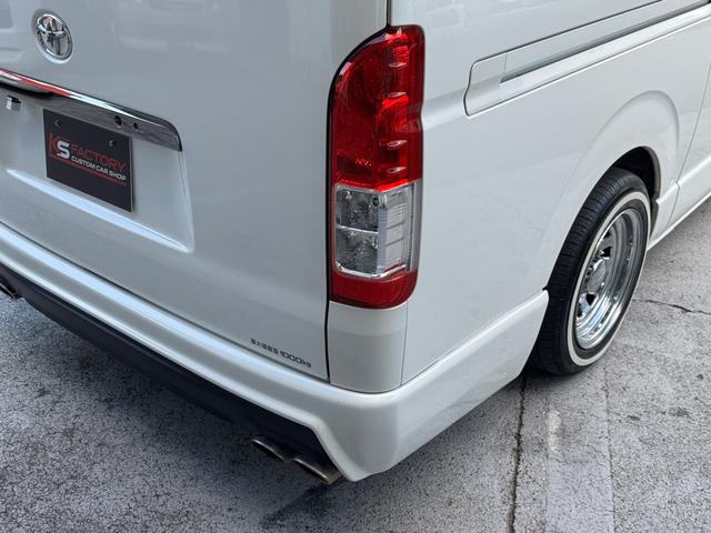 ハイエースバン スーパーＧＬ　ダークプライムＩＩ　ＡＬＰＩＮＥ　ＢＩＧＸ／ワンオーナー／ベッドキット／ＢＲＩＤＥシート／デジタルインナーミラー／ドラレコ／天井スピーカー／後席モニター／社外リアバンパー／デイトナ／車中泊仕様／中古ハイエースカスタム（63枚目）