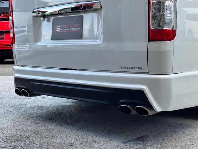 ハイエースバン スーパーＧＬ　ダークプライムＩＩ　ＡＬＰＩＮＥ　ＢＩＧＸ／ワンオーナー／ベッドキット／ＢＲＩＤＥシート／デジタルインナーミラー／ドラレコ／天井スピーカー／後席モニター／社外リアバンパー／デイトナ／車中泊仕様／中古ハイエースカスタム（70枚目）