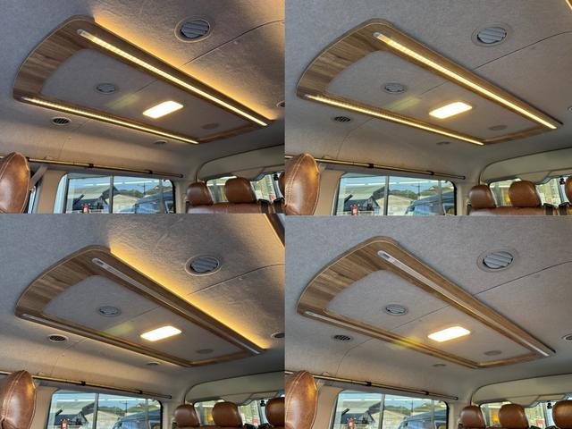 ハイエースワゴン GL ワンオーナー/ベッド/テーブル/床張り/特設ライトイエロー/バンパーガード/DEENコロラド/16AW/TOYOオープンカントリーRT/フリップダウンモニター/全方位カメラ/中古ハイエースカスタム(43枚目)