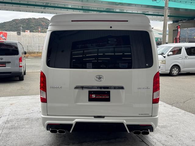 ハイエースバン スーパーGL ディーゼル/ダイナスティフルエアロ/ALPINEBIGX/11インチ/ベッドキット/フリップダウン/カーテン/インテリアパネル/LEDテール/ローダウン/ゼロブレイクファング/車中泊仕様/キャンプ仕様(15枚目)