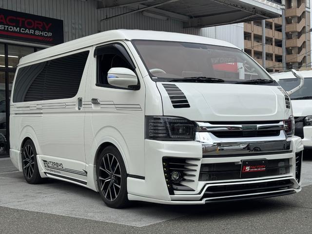ハイエースバン スーパーGL ディーゼル/ダイナスティフルエアロ/ALPINEBIGX/11インチ/ベッドキット/フリップダウン/カーテン/インテリアパネル/LEDテール/ローダウン/ゼロブレイクファング/車中泊仕様/キャンプ仕様(21枚目)