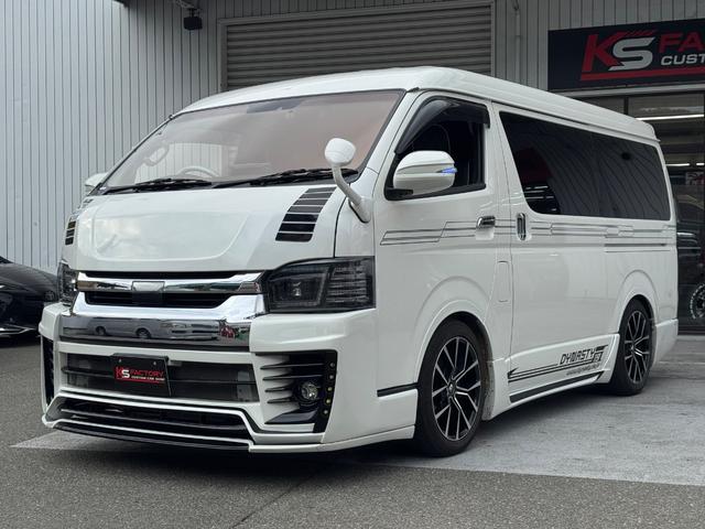 ハイエースバン スーパーGL ディーゼル/ダイナスティフルエアロ/ALPINEBIGX/11インチ/ベッドキット/フリップダウン/カーテン/インテリアパネル/LEDテール/ローダウン/ゼロブレイクファング/車中泊仕様/キャンプ仕様(22枚目)