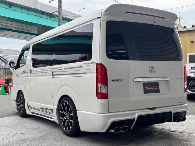 ハイエースバン スーパーGL ディーゼル/ダイナスティフルエアロ/ALPINEBIGX/11インチ/ベッドキット/フリップダウン/カーテン/インテリアパネル/LEDテール/ローダウン/ゼロブレイクファング/車中泊仕様/キャンプ仕様(24枚目)