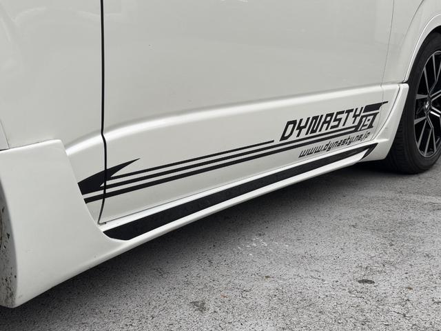 ハイエースバン スーパーGL ディーゼル/ダイナスティフルエアロ/ALPINEBIGX/11インチ/ベッドキット/フリップダウン/カーテン/インテリアパネル/LEDテール/ローダウン/ゼロブレイクファング/車中泊仕様/キャンプ仕様(39枚目)