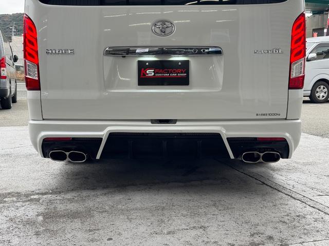 ハイエースバン スーパーGL ディーゼル/ダイナスティフルエアロ/ALPINEBIGX/11インチ/ベッドキット/フリップダウン/カーテン/インテリアパネル/LEDテール/ローダウン/ゼロブレイクファング/車中泊仕様/キャンプ仕様(49枚目)