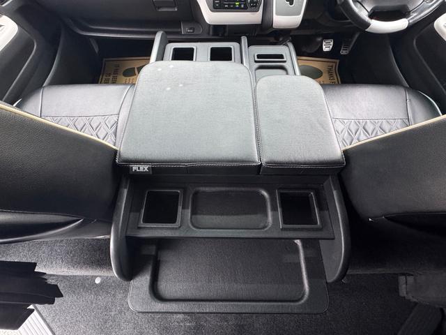 ハイエースバン スーパーGL ディーゼル/ダイナスティフルエアロ/ALPINEBIGX/11インチ/ベッドキット/フリップダウン/カーテン/インテリアパネル/LEDテール/ローダウン/ゼロブレイクファング/車中泊仕様/キャンプ仕様(77枚目)