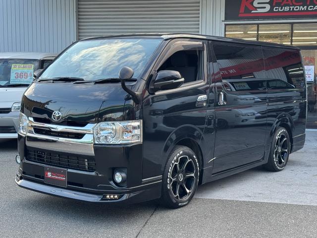 ハイエースバン スーパーＧＬ　ディーゼル車／モデリスタフルエアロ／ベッドキット／４１５コブラ／ＬＥＤテール／ハイマウント／ローダウン／ＣＲＳ／ＥＳＳＥＸ／１７ＡＷ／８インチナビ／バックカメラ／ＥＴＣ／キャンピングカー／車中泊仕様（34枚目）