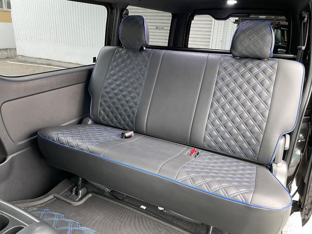 ハイエースバン スーパーＧＬ　ダークプライムＩＩ　ディーゼル車／ＡＬＰＩＮＥ／ＢＩＧＸナビ／モデリスタフルエアロ／ブラックカスタム／パワースライド／ヴァレンティテール／カミュラ１７ＡＷ／ファルケンタイヤ／ローダウン／ＥＴＣ／ハイエースカスタム（14枚目）