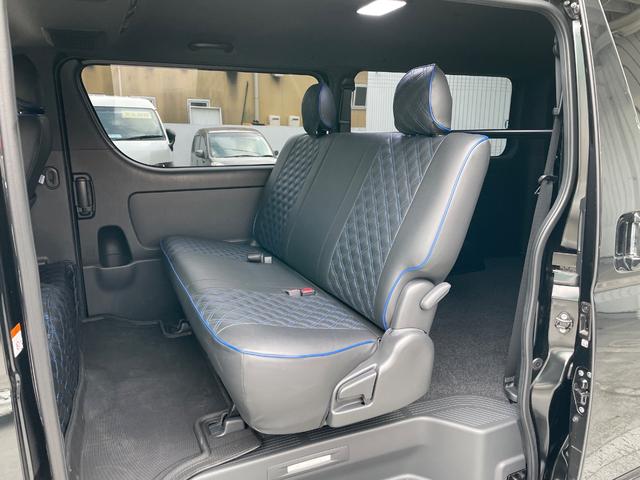 ハイエースバン スーパーＧＬ　ダークプライムＩＩ　ディーゼル車／ＡＬＰＩＮＥ／ＢＩＧＸナビ／モデリスタフルエアロ／ブラックカスタム／パワースライド／ヴァレンティテール／カミュラ１７ＡＷ／ファルケンタイヤ／ローダウン／ＥＴＣ／ハイエースカスタム（15枚目）