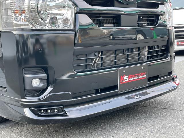 ハイエースバン スーパーＧＬ　ダークプライムＩＩ　ディーゼル車／ＡＬＰＩＮＥ／ＢＩＧＸナビ／モデリスタフルエアロ／ブラックカスタム／パワースライド／ヴァレンティテール／カミュラ１７ＡＷ／ファルケンタイヤ／ローダウン／ＥＴＣ／ハイエースカスタム（19枚目）