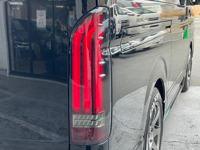 ハイエースバン スーパーＧＬ　ダークプライムＩＩ　ディーゼル車／ＡＬＰＩＮＥ／ＢＩＧＸナビ／モデリスタフルエアロ／ブラックカスタム／パワースライド／ヴァレンティテール／カミュラ１７ＡＷ／ファルケンタイヤ／ローダウン／ＥＴＣ／ハイエースカスタム（34枚目）