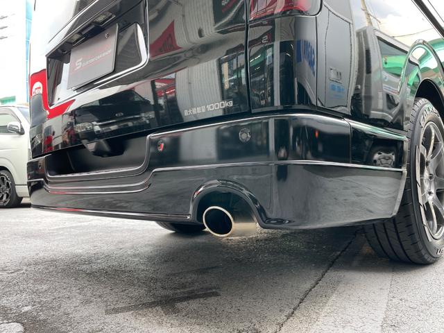 ハイエースバン スーパーＧＬ　ダークプライムＩＩ　ディーゼル車／ＡＬＰＩＮＥ／ＢＩＧＸナビ／モデリスタフルエアロ／ブラックカスタム／パワースライド／ヴァレンティテール／カミュラ１７ＡＷ／ファルケンタイヤ／ローダウン／ＥＴＣ／ハイエースカスタム（39枚目）