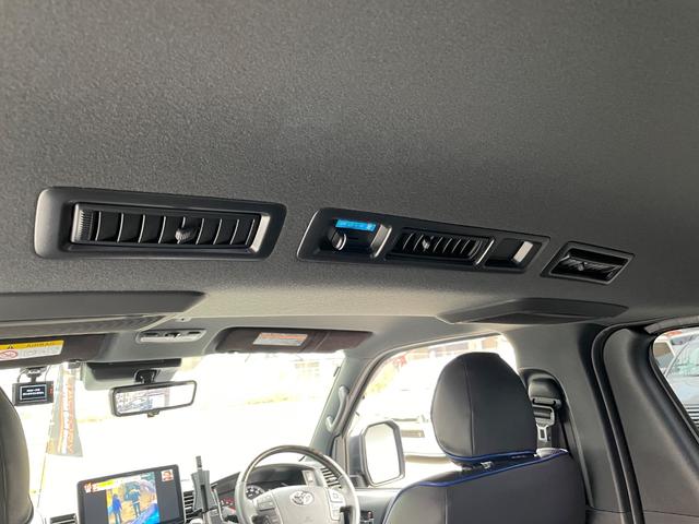 ハイエースバン スーパーＧＬ　ダークプライムＩＩ　ディーゼル車／ＡＬＰＩＮＥ／ＢＩＧＸナビ／モデリスタフルエアロ／ブラックカスタム／パワースライド／ヴァレンティテール／カミュラ１７ＡＷ／ファルケンタイヤ／ローダウン／ＥＴＣ／ハイエースカスタム（70枚目）