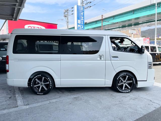 ハイエースバン スーパーＧＬ　ダークプライムＩＩ　ディーゼル車／ＡＬＰＩＮＥ１１インチＢＩＧＸナビ／ローダウン／４１５ＣＯＢＲＡフロントリップ／ＥＳＳＥＸ　ＥＣ－１７ＡＷ／ベッドキット／ＥＴＣ／バックカメラ／ＬＥＤヘッドランプ／両側パワースライドドア（27枚目）