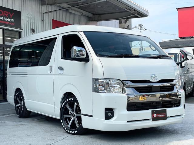 ハイエースバン スーパーＧＬ　ダークプライムＩＩ　ディーゼル車／ＡＬＰＩＮＥ１１インチＢＩＧＸナビ／ローダウン／４１５ＣＯＢＲＡフロントリップ／ＥＳＳＥＸ　ＥＣ－１７ＡＷ／ベッドキット／ＥＴＣ／バックカメラ／ＬＥＤヘッドランプ／両側パワースライドドア（28枚目）