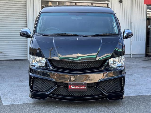 ハイエースワゴン GL 10人乗り/パワースライドドア/SADカスタムジャパン/Fバンパー/シートカバー/ローダウン/ゼロブレイク18AW/中古ハイエースカスタム/リアスポイラー/プッシュスタート/ETC/フットパネル(7枚目)