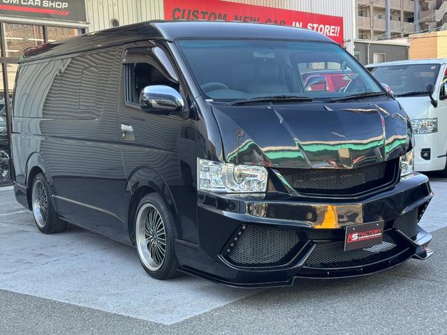 ハイエースワゴン GL 10人乗り/パワースライドドア/SADカスタムジャパン/Fバンパー/シートカバー/ローダウン/ゼロブレイク18AW/中古ハイエースカスタム/リアスポイラー/プッシュスタート/ETC/フットパネル(13枚目)