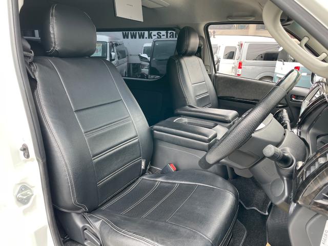 ハイエースワゴン ＧＬ　ＦＬＥＸ内装ＶＥＲ２／３人掛けベンチシート／フルフラットベッド／後席モニター／ナビ／ＥＴＣ／１７ＡＷ／バルベログランデ／フロントスポイラー／ローダウン／サブモニター／バッドフェイスボンネット（17枚目）