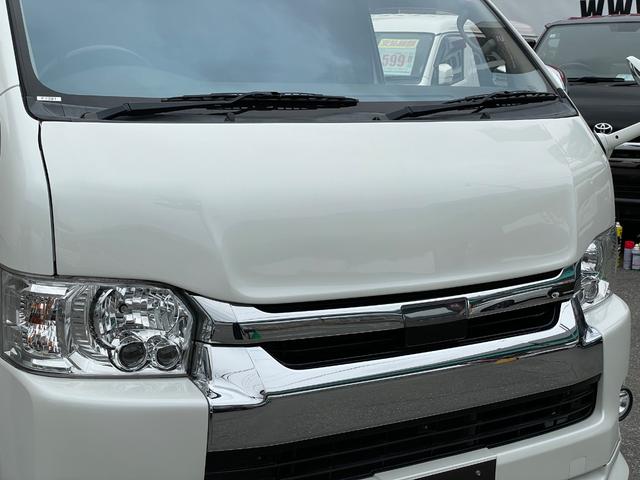 ハイエースワゴン ＧＬ　ＦＬＥＸ内装ＶＥＲ２／３人掛けベンチシート／フルフラットベッド／後席モニター／ナビ／ＥＴＣ／１７ＡＷ／バルベログランデ／フロントスポイラー／ローダウン／サブモニター／バッドフェイスボンネット（28枚目）