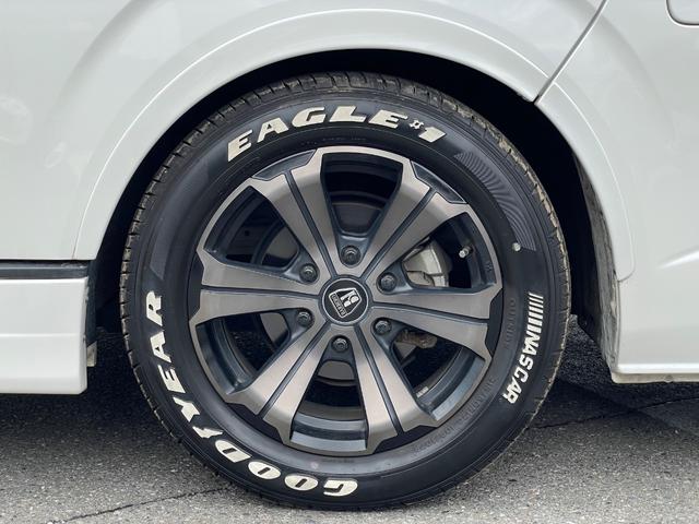 ハイエースワゴン ＧＬ　ＦＬＥＸ内装ＶＥＲ２／３人掛けベンチシート／フルフラットベッド／後席モニター／ナビ／ＥＴＣ／１７ＡＷ／バルベログランデ／フロントスポイラー／ローダウン／サブモニター／バッドフェイスボンネット（39枚目）