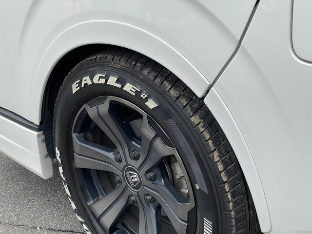 ハイエースワゴン ＧＬ　ＦＬＥＸ内装ＶＥＲ２／３人掛けベンチシート／フルフラットベッド／後席モニター／ナビ／ＥＴＣ／１７ＡＷ／バルベログランデ／フロントスポイラー／ローダウン／サブモニター／バッドフェイスボンネット（40枚目）