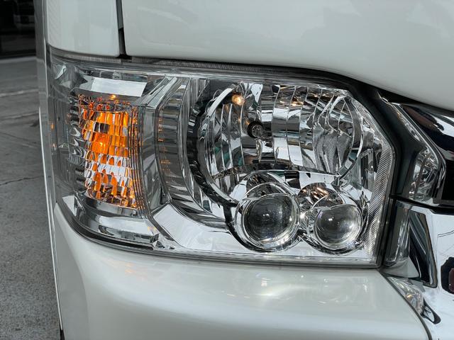 ハイエースワゴン ＧＬ　ＦＬＥＸ内装ＶＥＲ２／３人掛けベンチシート／フルフラットベッド／後席モニター／ナビ／ＥＴＣ／１７ＡＷ／バルベログランデ／フロントスポイラー／ローダウン／サブモニター／バッドフェイスボンネット（49枚目）