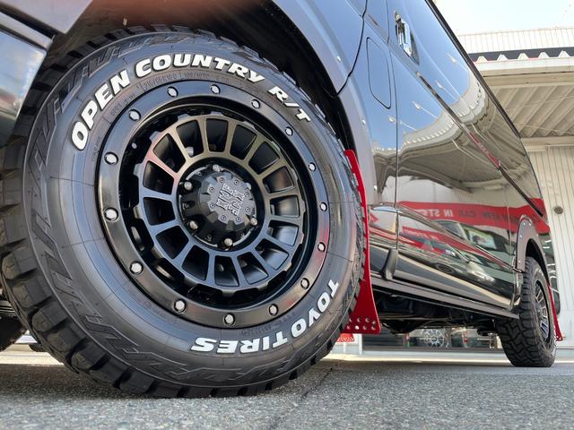 ハイエースワゴン ＧＬ　新車／４ＷＤ／アルパイン１１インチ／シートアレンジ／テーブル／ベッド／ＫＳＦ－Ｗ１／１２．８インチ後席モニター／マッドガード／オーバーフェンダー／車中泊仕様／キャンピングカー仕様／フルフラット（27枚目）