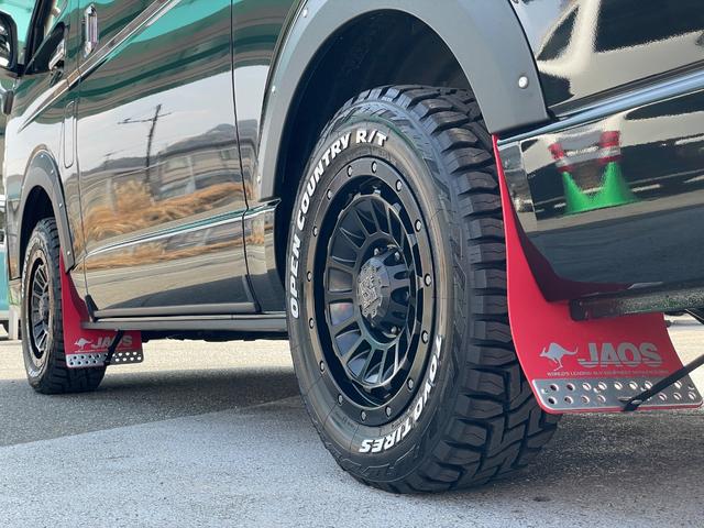 ハイエースワゴン ＧＬ　新車／４ＷＤ／アルパイン１１インチ／シートアレンジ／テーブル／ベッド／ＫＳＦ－Ｗ１／１２．８インチ後席モニター／マッドガード／オーバーフェンダー／車中泊仕様／キャンピングカー仕様／フルフラット（41枚目）