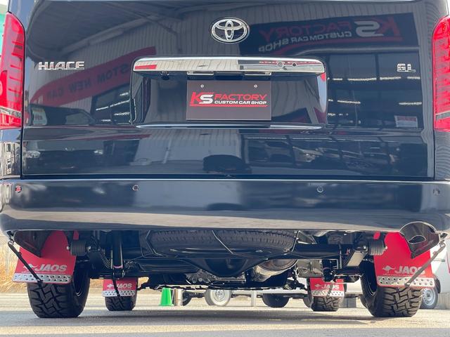 ハイエースワゴン ＧＬ　新車／４ＷＤ／アルパイン１１インチ／シートアレンジ／テーブル／ベッド／ＫＳＦ－Ｗ１／１２．８インチ後席モニター／マッドガード／オーバーフェンダー／車中泊仕様／キャンピングカー仕様／フルフラット（43枚目）