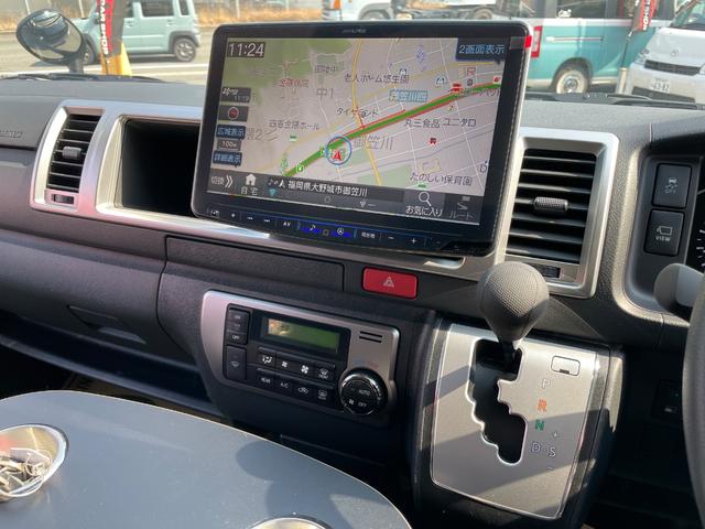 ハイエースワゴン ＧＬ　新車／４ＷＤ／アルパイン１１インチ／シートアレンジ／テーブル／ベッド／ＫＳＦ－Ｗ１／１２．８インチ後席モニター／マッドガード／オーバーフェンダー／車中泊仕様／キャンピングカー仕様／フルフラット（64枚目）