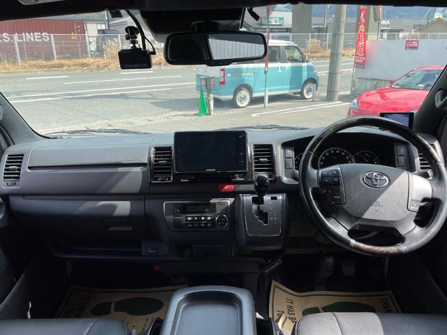 ハイエースバン スーパーＧＬ　ダークプライムＩＩ　ディーゼル車／ＷＡＬＤフルエアロ／両側パワースライド／小窓付ガラス／ゼロブレイク２０ＡＷ／ローダウン／リアウイング／ケンウッドナビ／ＥＴＣ／ドライブレコーダー／レーダー／バッドフェイスボンネットカバー（2枚目）