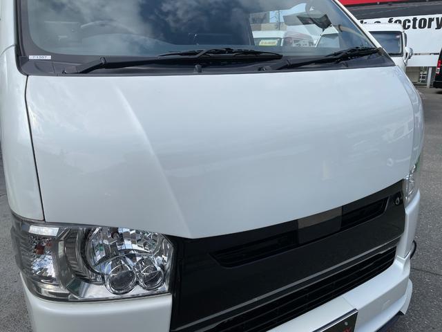 ハイエースバン スーパーＧＬ　ダークプライムＩＩ　ディーゼル車／ＷＡＬＤフルエアロ／両側パワースライド／小窓付ガラス／ゼロブレイク２０ＡＷ／ローダウン／リアウイング／ケンウッドナビ／ＥＴＣ／ドライブレコーダー／レーダー／バッドフェイスボンネットカバー（23枚目）