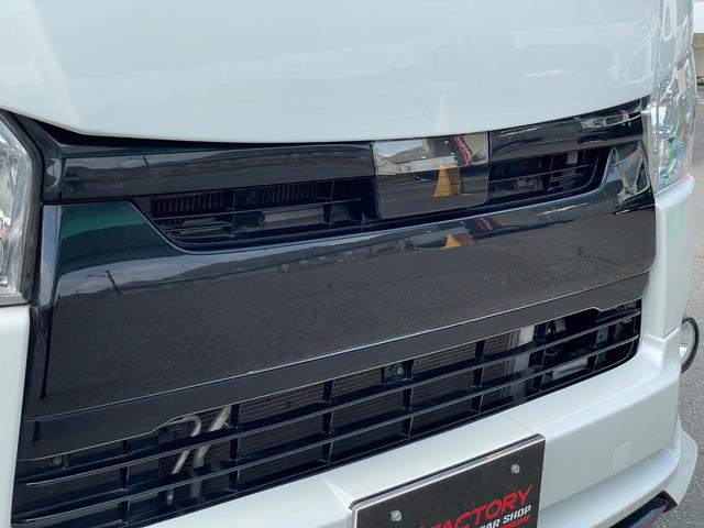 ハイエースバン スーパーＧＬ　ダークプライムＩＩ　ディーゼル車／ＷＡＬＤフルエアロ／両側パワースライド／小窓付ガラス／ゼロブレイク２０ＡＷ／ローダウン／リアウイング／ケンウッドナビ／ＥＴＣ／ドライブレコーダー／レーダー／バッドフェイスボンネットカバー（24枚目）