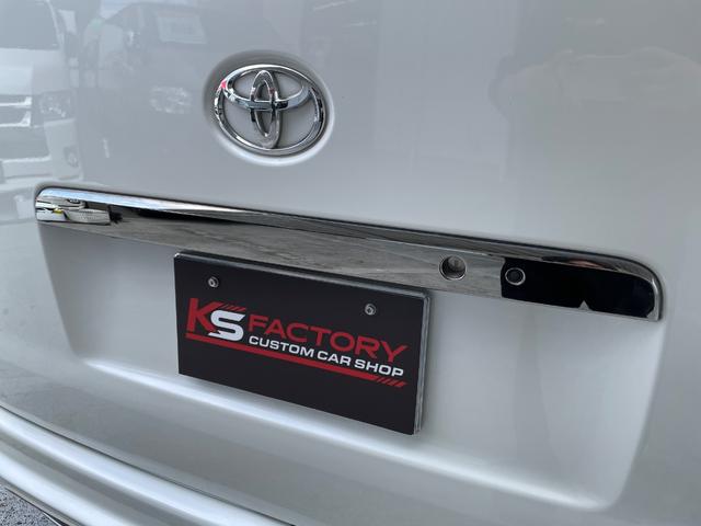 ハイエースバン スーパーＧＬ　ダークプライムＩＩ　ディーゼル車／ＷＡＬＤフルエアロ／両側パワースライド／小窓付ガラス／ゼロブレイク２０ＡＷ／ローダウン／リアウイング／ケンウッドナビ／ＥＴＣ／ドライブレコーダー／レーダー／バッドフェイスボンネットカバー（35枚目）