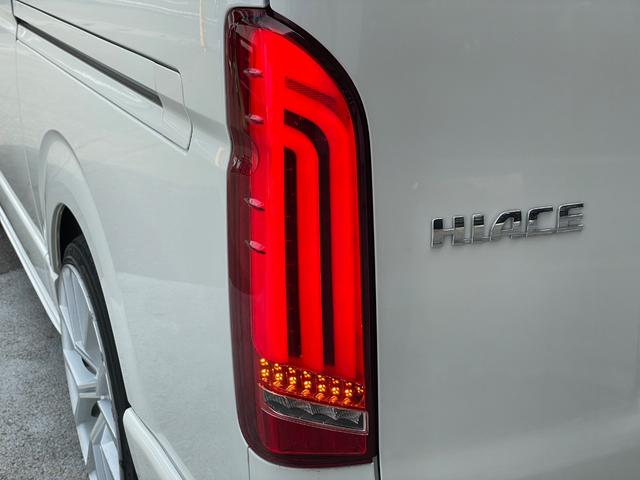 ハイエースバン スーパーＧＬ　ダークプライムＩＩ　ディーゼル車／ＷＡＬＤフルエアロ／両側パワースライド／小窓付ガラス／ゼロブレイク２０ＡＷ／ローダウン／リアウイング／ケンウッドナビ／ＥＴＣ／ドライブレコーダー／レーダー／バッドフェイスボンネットカバー（66枚目）