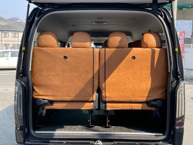 ハイエースワゴン ＧＬ　未登録新車／ＡＬＰＩＮＥ１１インチＢＩＧＸナビ／ＫＳＦブラックエディション／１２．８インチフリップダウンモニター／ＪＡＯＳスキッドバー／ＴＲＤマッドフラップ／キャメルシートカバー／ハイエースカスタム（9枚目）