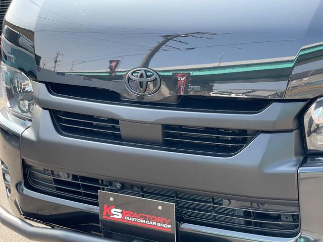 ハイエースワゴン ＧＬ　未登録新車／ＡＬＰＩＮＥ１１インチＢＩＧＸナビ／ＫＳＦブラックエディション／１２．８インチフリップダウンモニター／ＪＡＯＳスキッドバー／ＴＲＤマッドフラップ／キャメルシートカバー／ハイエースカスタム（25枚目）